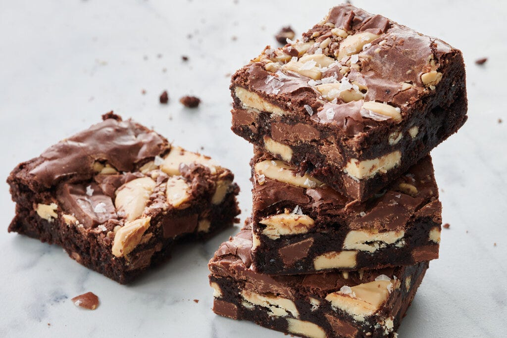 Triple-Chocolate Brownies