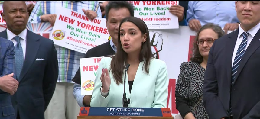 AOC meets “GSD” on taxi medallion debt relief - City & State New York