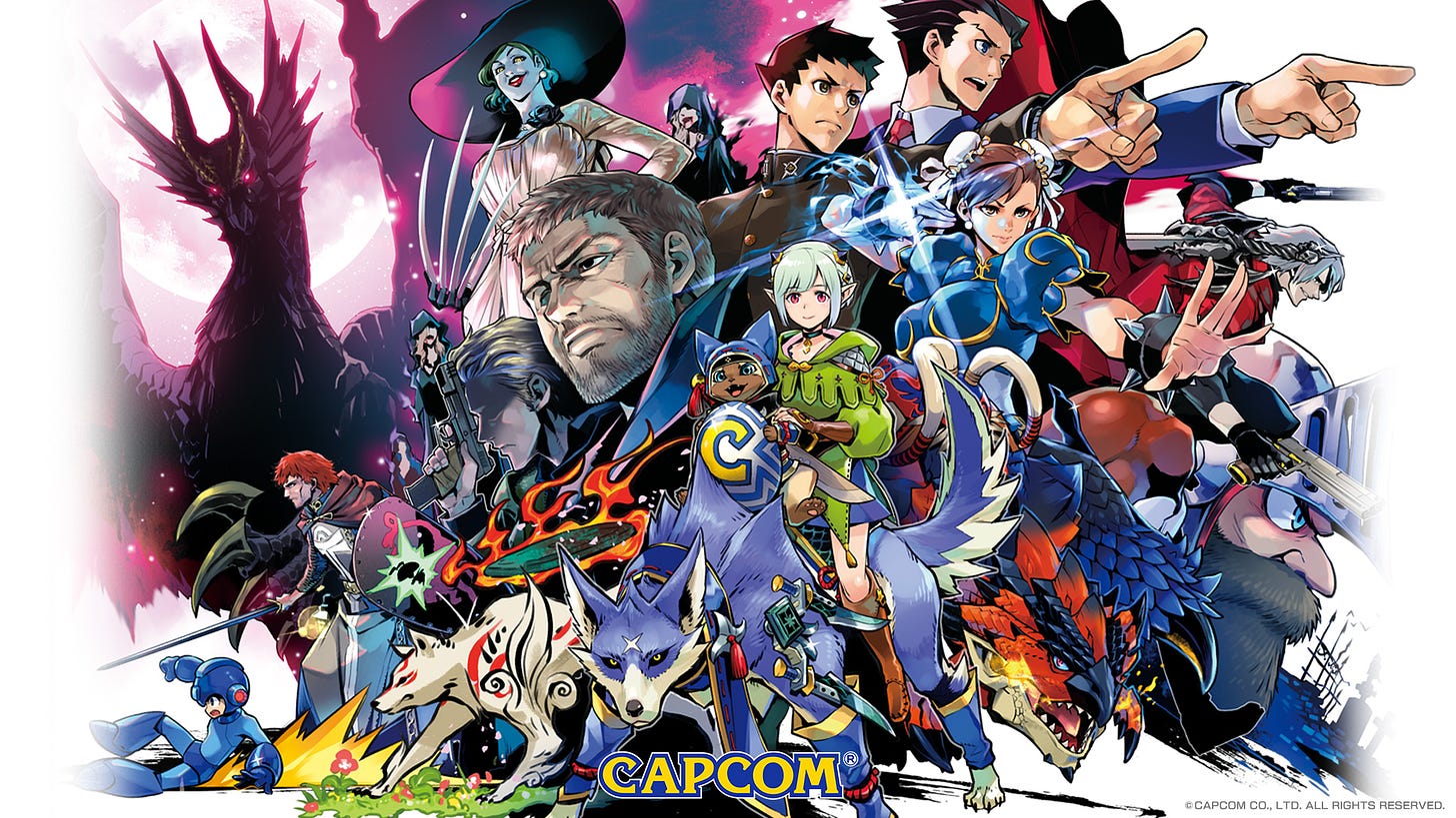 Capcom Wallpaper Reward for Answering a Questionnaire about the ...
