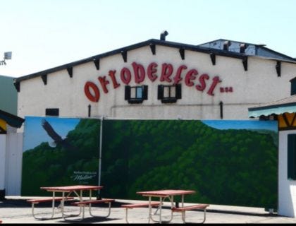 building labeled octoberfest