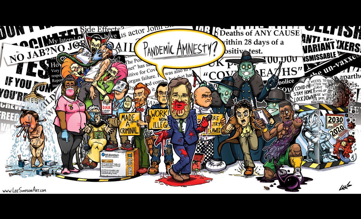 Lee Simpson Cartoon: Pandemic Amnesty