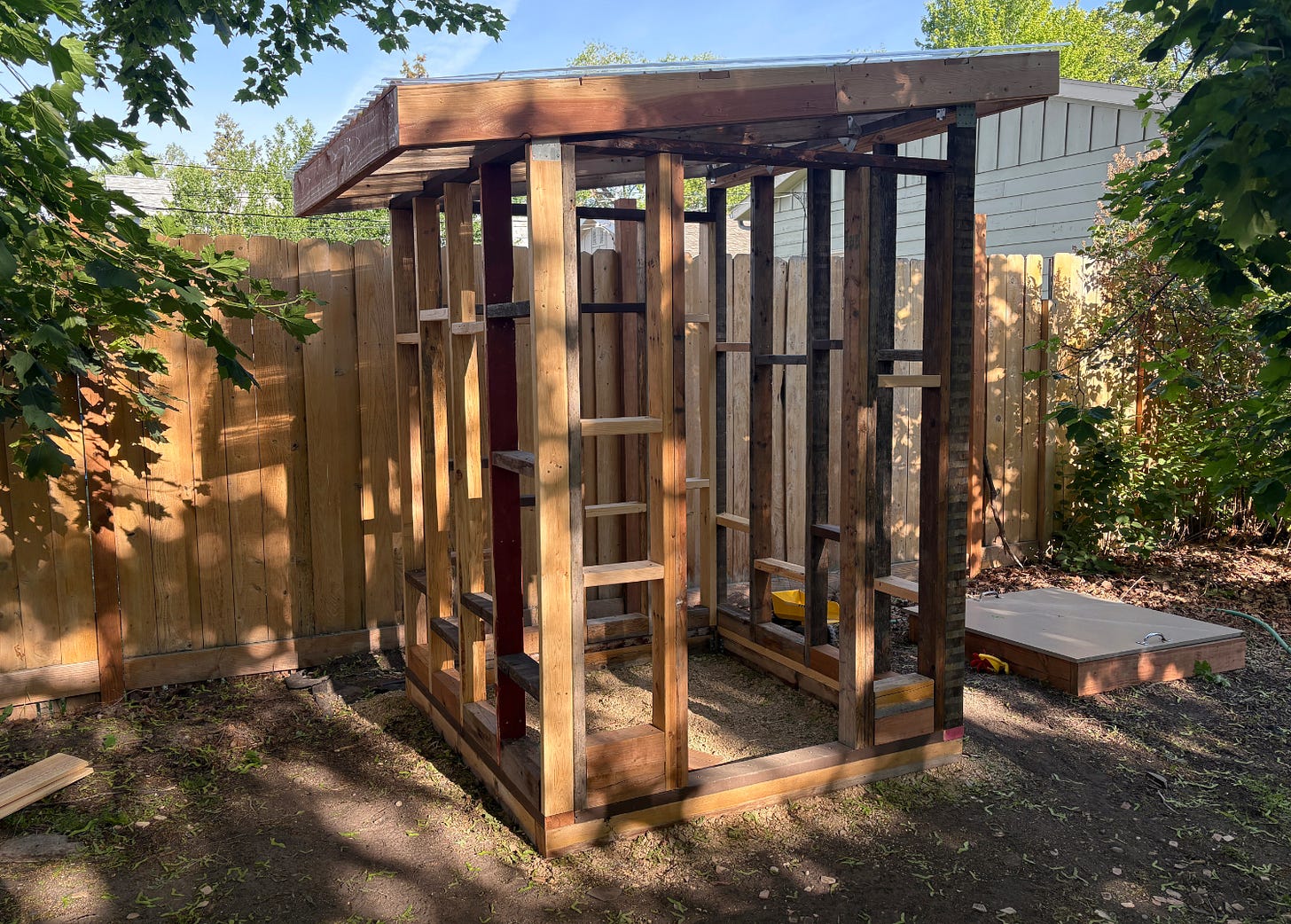 framed shed playhouse
