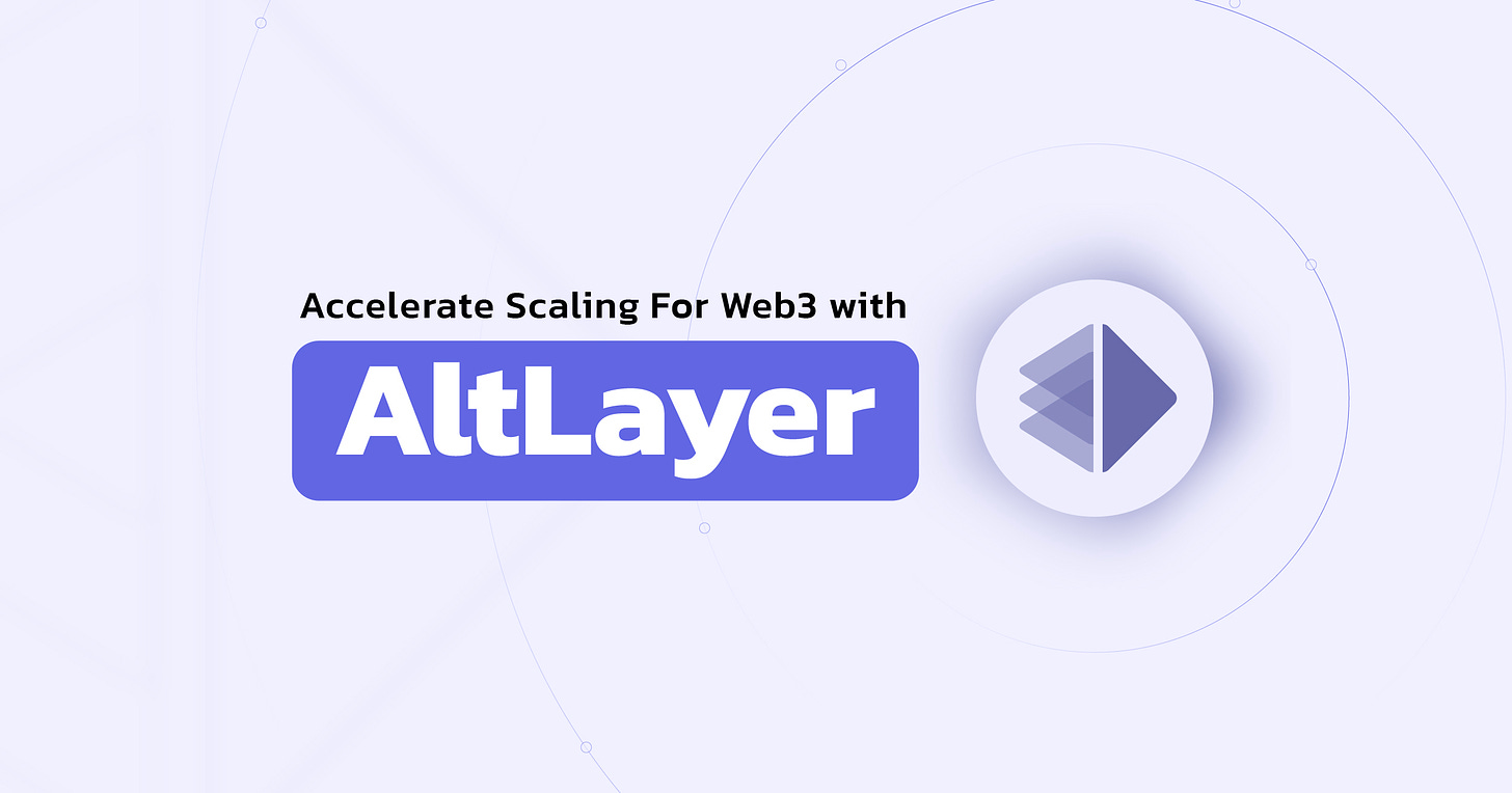 AltLayer | Accelerate scaling for Web3