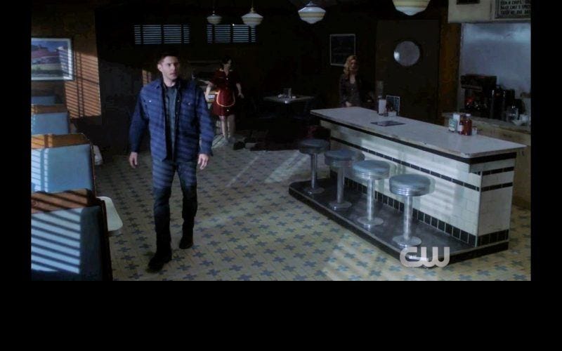 supernatural dean sam winchester fight thing sequence