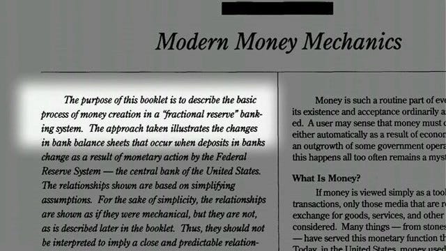 Modern Money Mechanics - Money Creation Practices in a Fractional ...