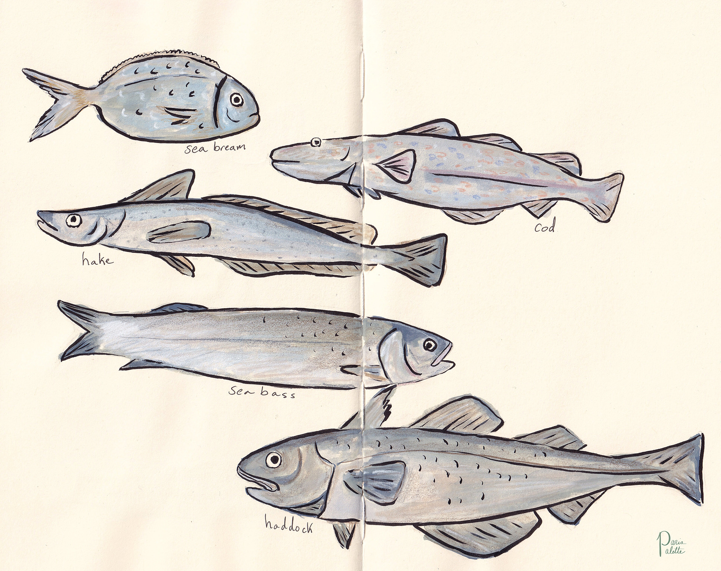 Fish illustration poisson d'avril