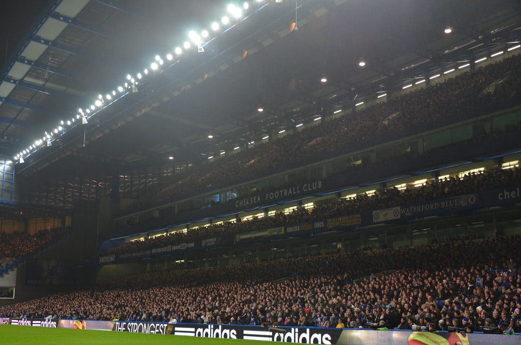Stamford Bridge at night | Ben Sutherland | Flickr