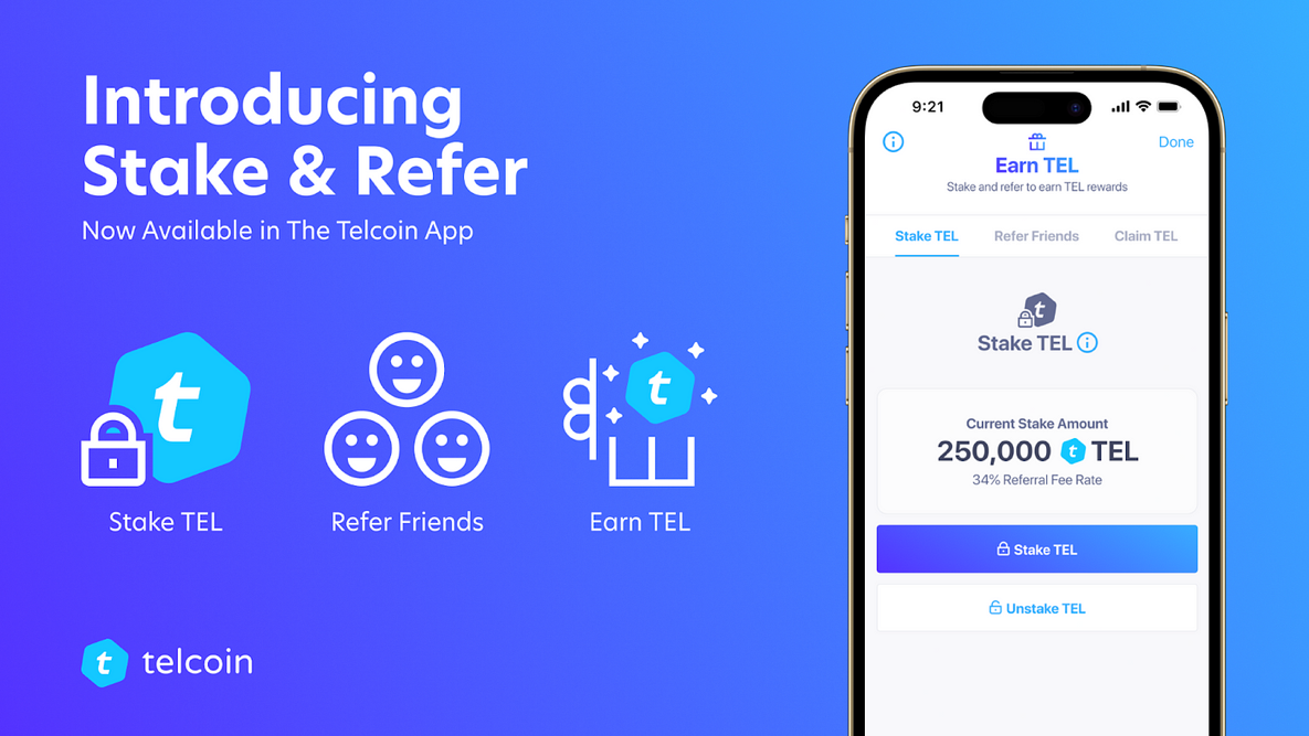 TEL Staking now live in the Telcoin App | Medium