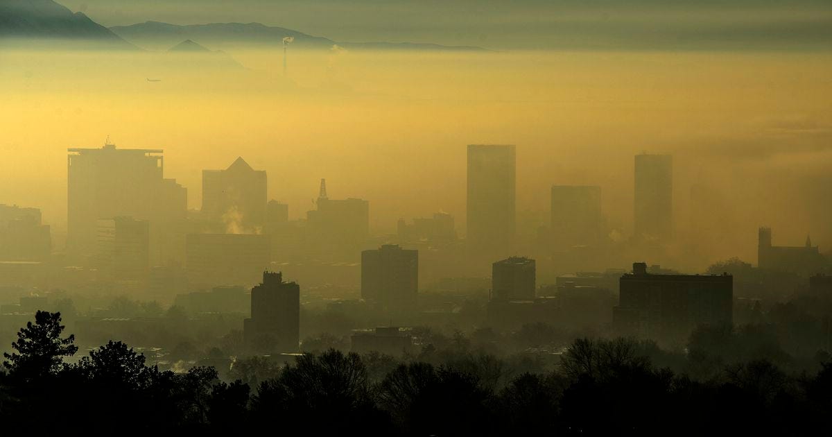 Salt Lake City makes the list of the nation's worst cities for health  effects tied to air pollution