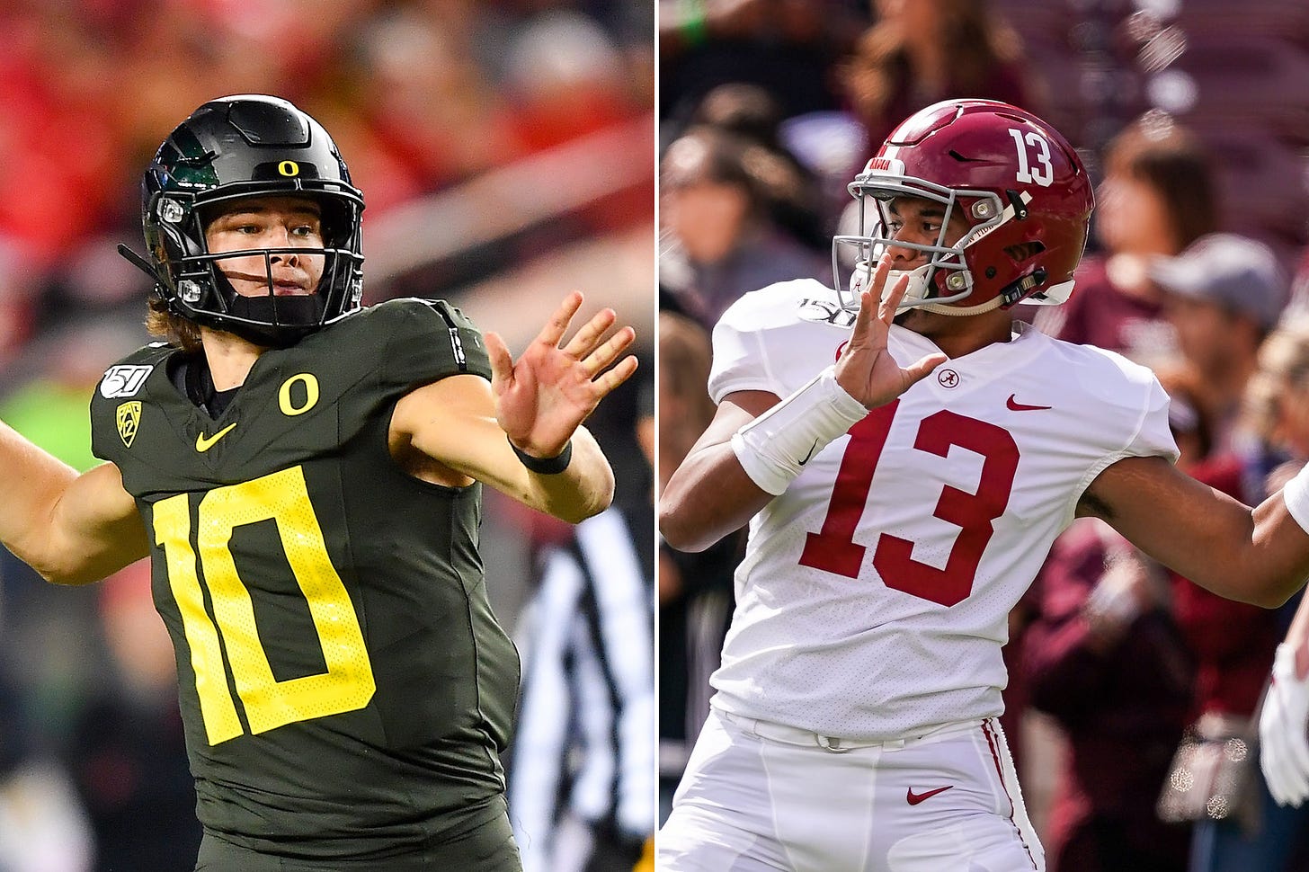 NFL draft: Justin Herbert could be drafted ahead of Tua Tagovailoa