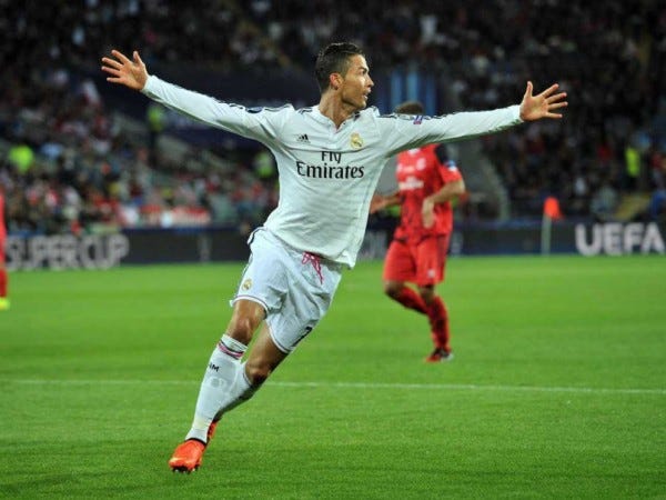 christiano ronaldo winning team 2015 images