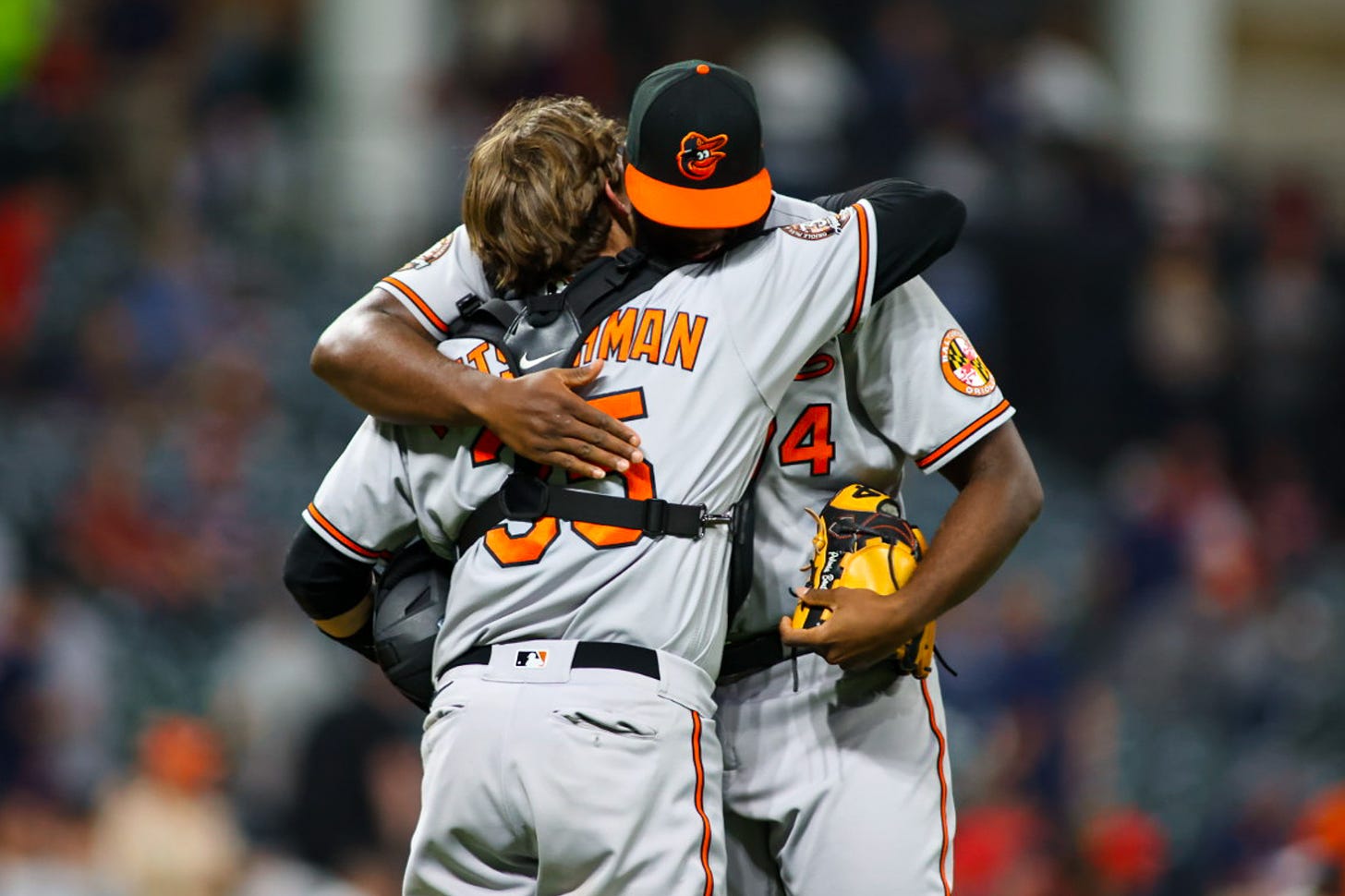 Baltimore Orioles on X: "Hugs and high fives 😁 https://t.co/mtcHi7disQ" / X