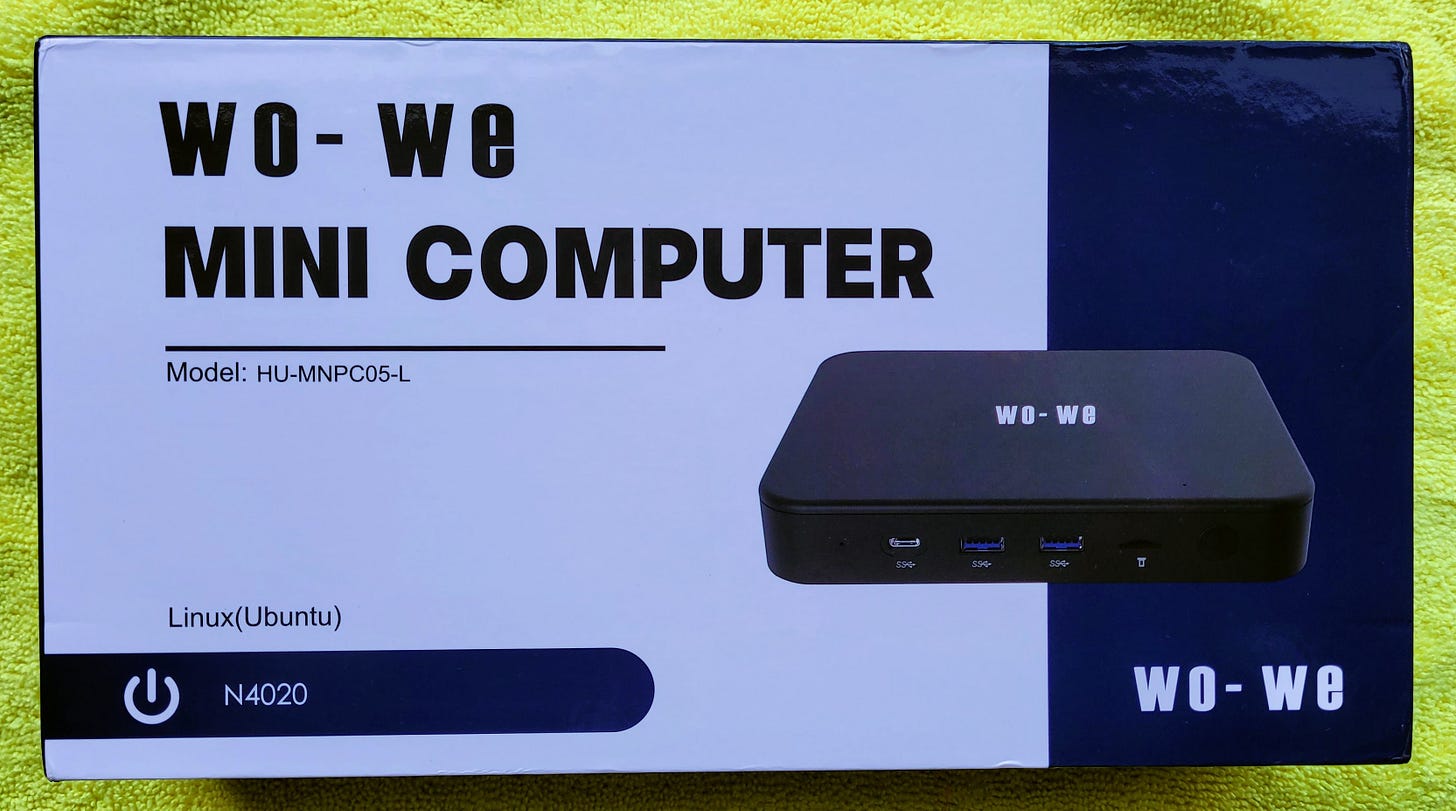 Wo-We computer box