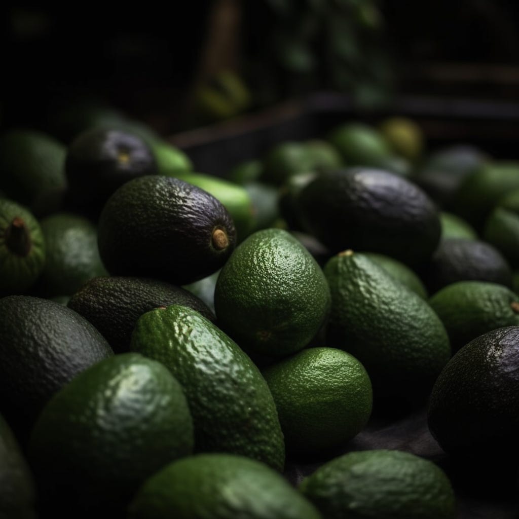 Mother-load of avocados 