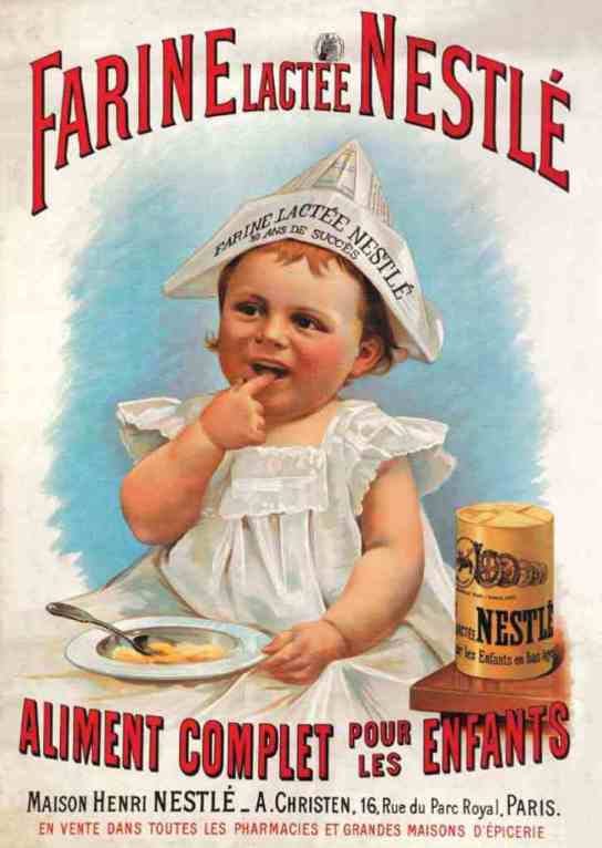 Henri Nestlé's Farine lactée, a combination of cow's milk, wheat flour, and sugar