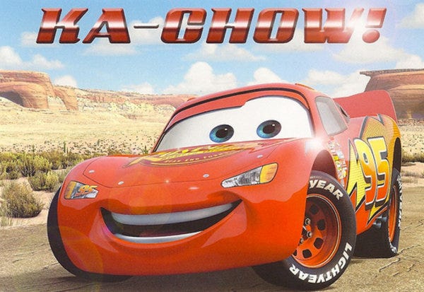 Lightning McQueen's Ka-Chow | Know Your Meme