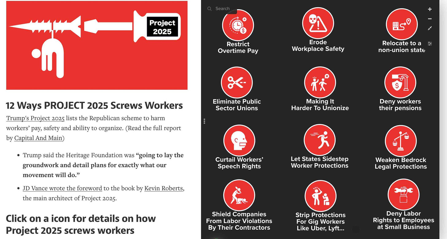 12 Ways Project 2025 screws workers