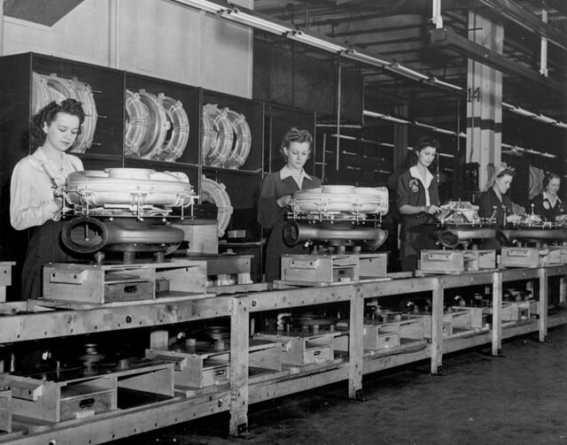 Working on the Assembly Line, 1943 | THF24270 Ford Motor Co.… | Flickr