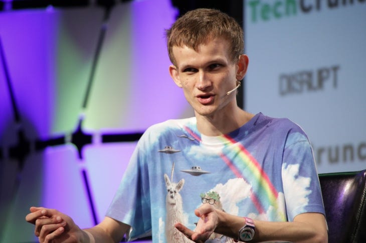 TechCrunch Disrupt 上的 Vitalik Buterin