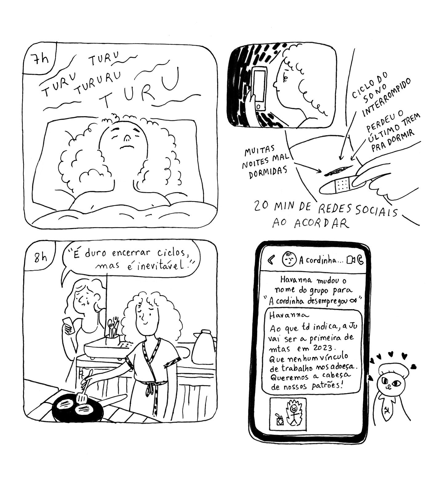 Hourly Comic Day! - by Janaína Esmeraldo - Cabelo-nuvem