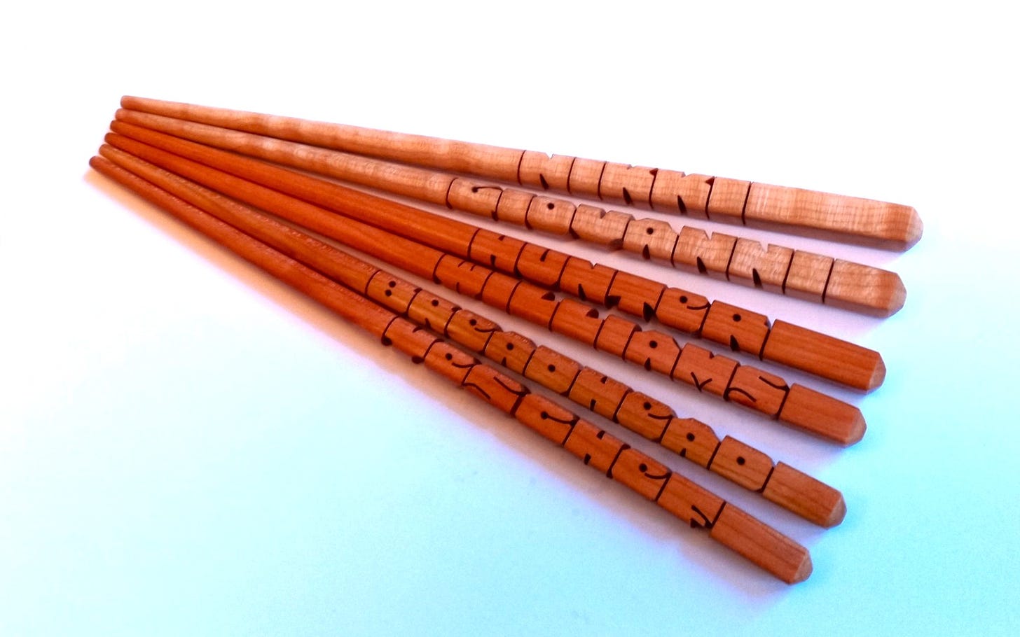 Maple and Cherry Chopsticks