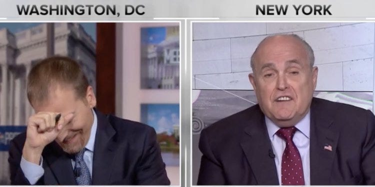 chuck todd reacts to giuliani truth