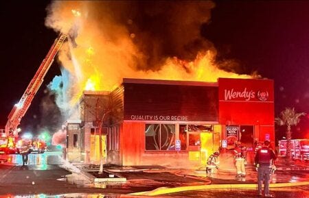 Burned Wendy's