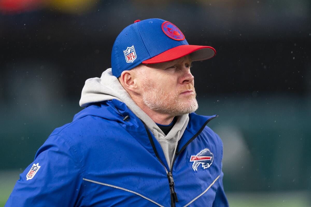 Sean McDermott says Bills players supportive after 9/11 comments - Los  Angeles Times