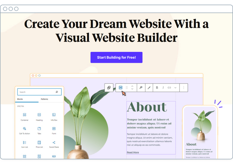 Spectra website