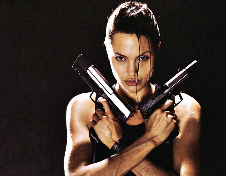 angelina jolie as lara croft