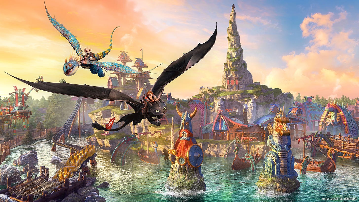 How to Train Your Dragon - Isle of Berk land at Universal Epic Universe