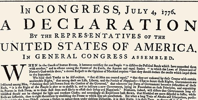 U.S. Declaration of Independence