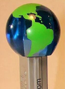 Pez Earth globe