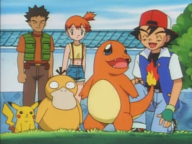 Charmander and Psyduck are two of the Pokémon that Mike voiced for the original anime run