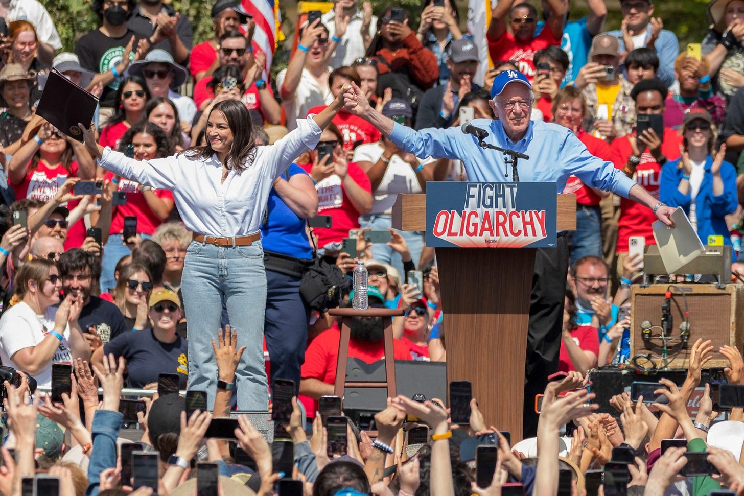 Bernie Sanders and AOC Draw Massive Crowds In Red States