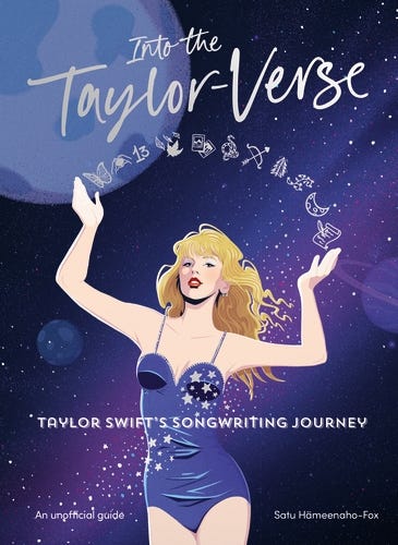 The cover of the book Into the Taylor-Verse