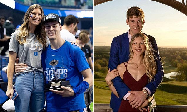 Who is Duke star Kyle Filipowski's girlfriend, Caitlin Hutchison? All you  need to know about 7-foot center's partner after his March Madness victory  over Houston | Daily Mail Online