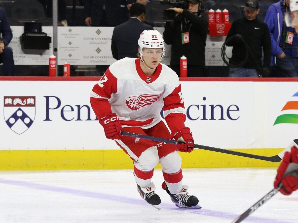 Jonatan Berggren Detroit Red Wings