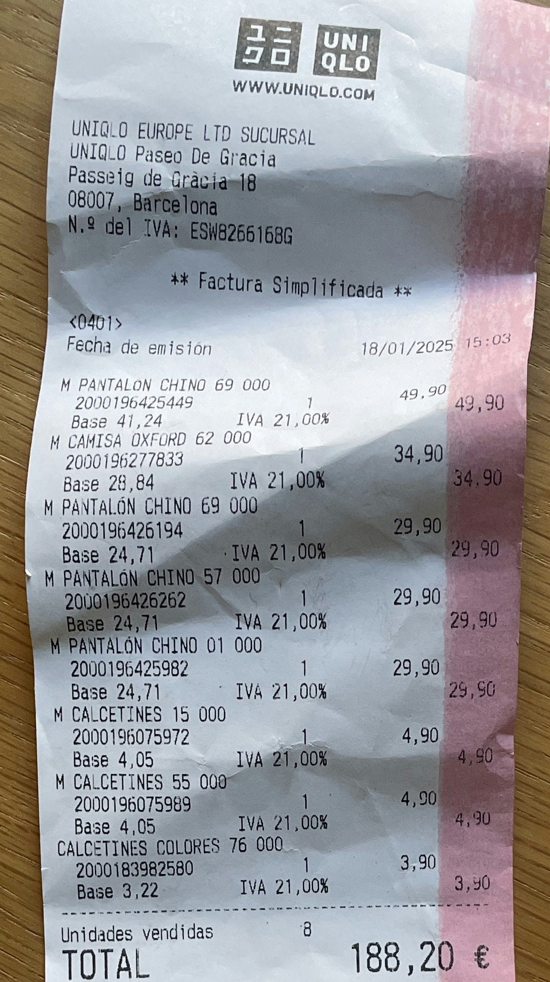 Uniqlo Receipt.JPG