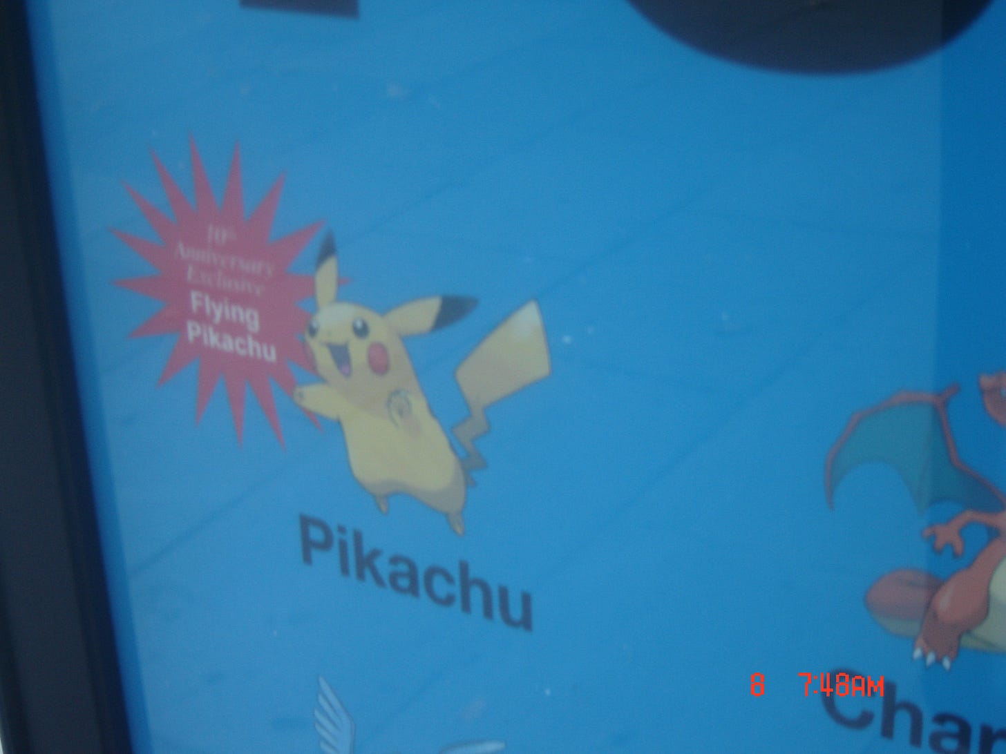 Party of the Decade distributed twenty Pokémon, which included a promotional Pikachu with the move Fly Party of the Decade distributed twenty Pokémon, which included a promotional Pikachu with the move Fly