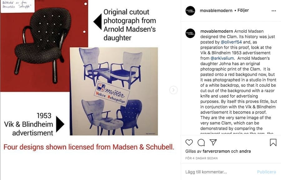 Apparently Arnold Madsen used pictures from his family album for the advertising campaigns. Photo: Movablemodern @Instagram Apparently Arnold Madsen used pictures from his family album for the advertising campaigns. Photo: Movablemodern @Instagram