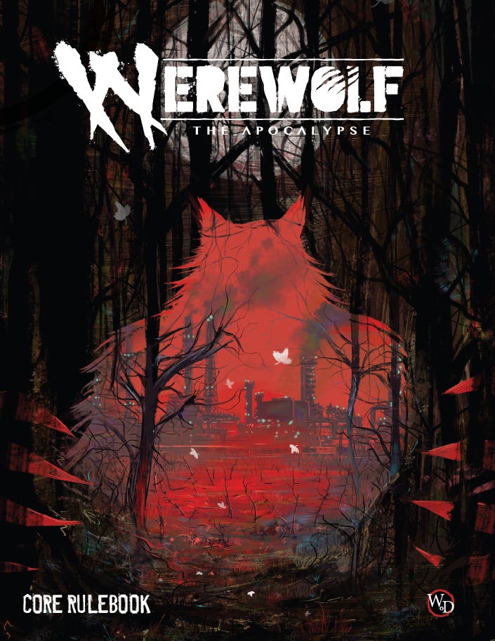 Copertina di “Werewolf: The Apocalypse”, 5ª edizione.