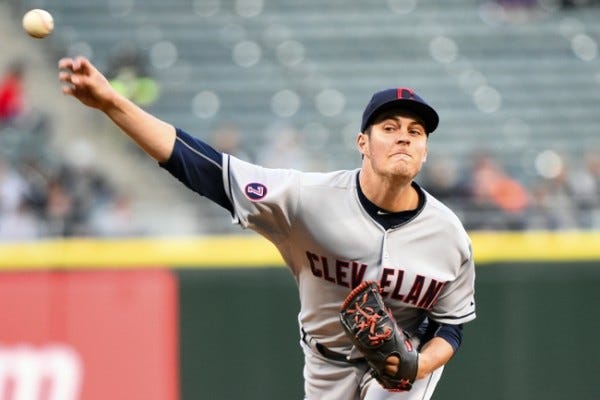 trevor bauer hot top man for indians american league mlb 2015