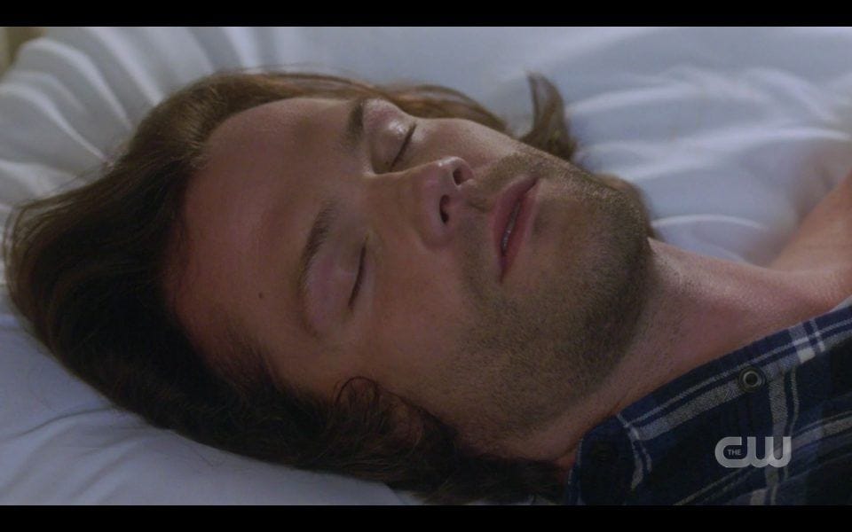 Sam Winchester dying in hospital bed SPN 1507