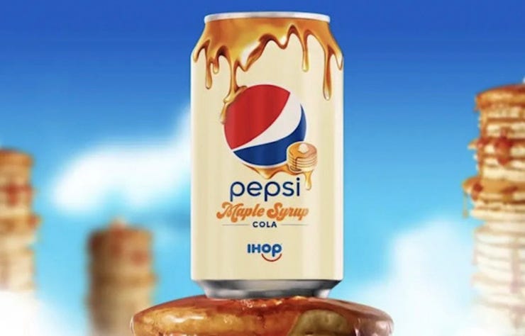Pepsi à saveur d'érable