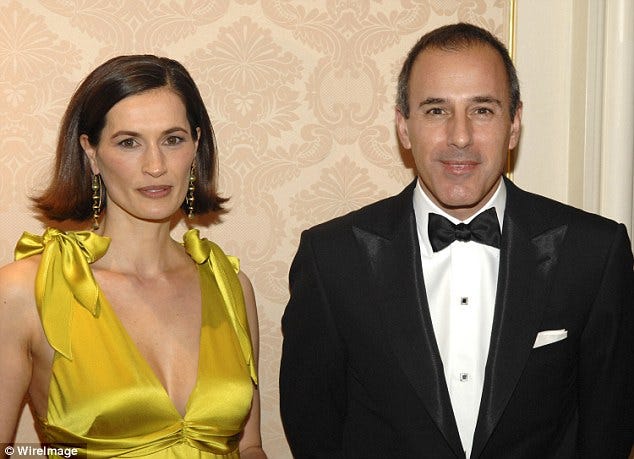 matt lauer wife getting expensive lawyer