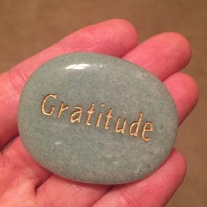 Lori's Gratitude Rock