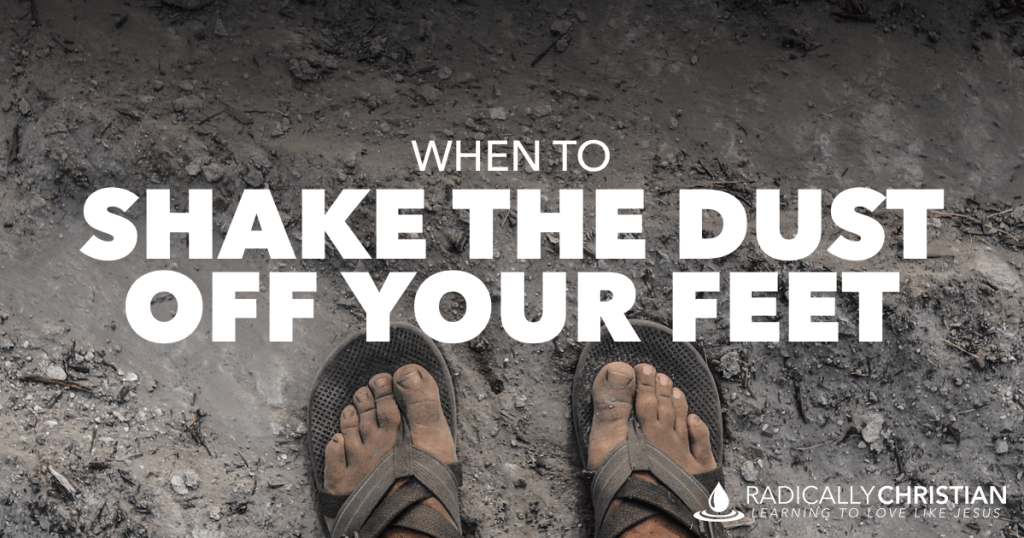 Shake the dust off your feet image