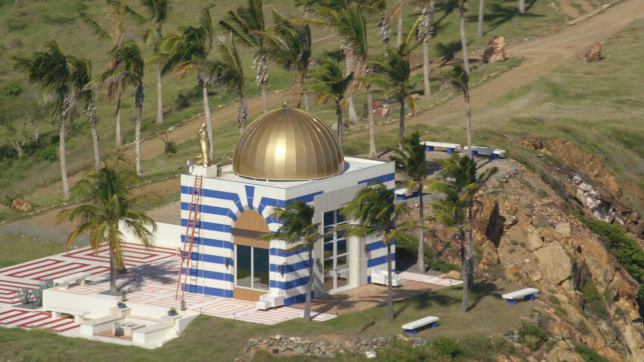 Jeffrey Epstein's Private Island Features a Mysterious Temple