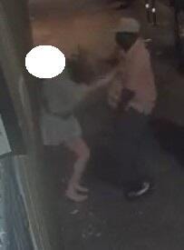 Man assaulting woman 